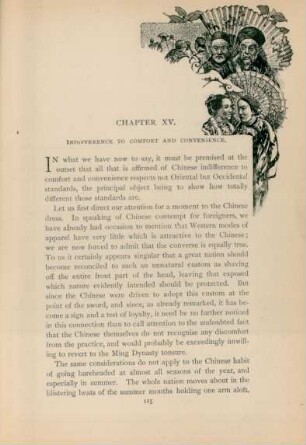 Chapter XV. Indifference to comfort and convenience