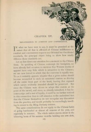 Chapter XV. Indifference to comfort and convenience