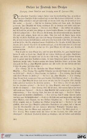 Gellert bei Friedrich dem Großen
