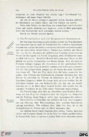 2: Die Örtlichkeiten und der Hergang der Operationen