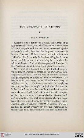 The Acropolis of Athens