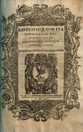 Repetitio § cum ita. L. Haeredes mei, ad Trebell