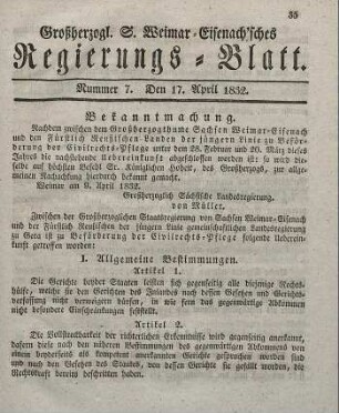Nr. 7 : 17. April 1832