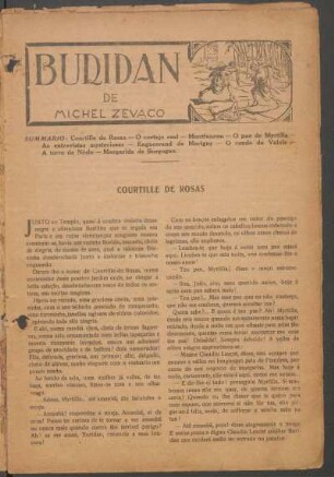 Buridan : Romance heróico