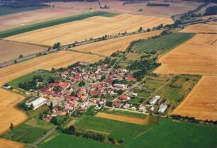 Weimar-Possendorf. Stadtansicht. Luftbildaufnahme
