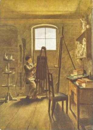 G. Fr. Kersting, Kügelgen im Atelier (Ausschnitt) [R]