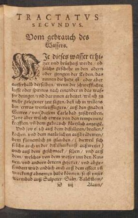 Tractatus Secundus.