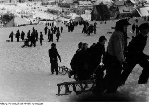 Altenberg, 2. Wintersportmeisterschaften des Landes Sachsen, Volkssport, Ablegen des Wintersport-Abzeichens, 16.-21. Januar 1951