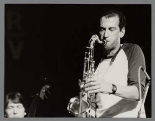 Larry Schneider : Portrait des Saxophonisten Larry Schneider beim 26. Jazz Jamboree Warschau 1984