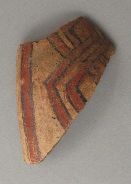 Clay shard of a vessel