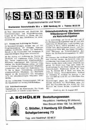 Unterschutzstellung des Gebietes Wittenbergener Elbwiesen als Naturschutzgebiet