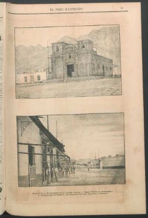 [Vista del] Norte del Perú - Departamento de la Libertad - Ascope - 2. Calle principal del comercio. : [De fotografía del señor Ingeniero A. Guevara.]
