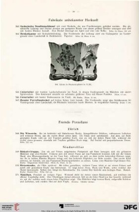 Fabrikate unbekannter Herkunft (Nr. 563-567)