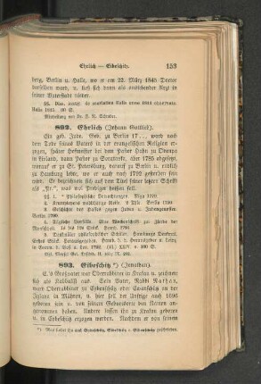 892. Ehrlich (Johann Gottlieb)