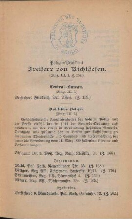Polizei-Präsident
