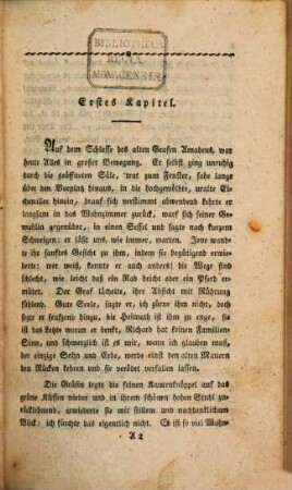 Frauenliebe : ein Roman. 1. (1818). - 160 S.