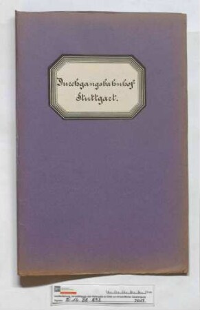 Umbau des Stuttgarter Bahnhofs (1901-1908)
