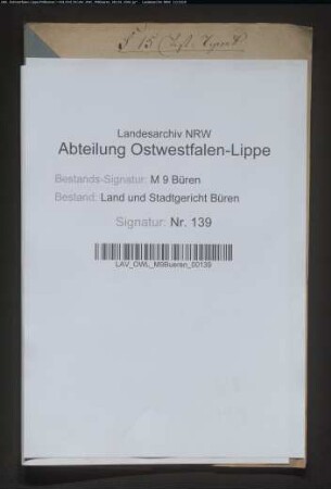 Erblasser: Schaefer, Friedrich, geb. null: