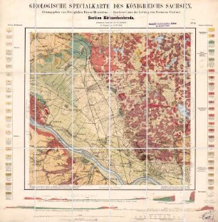 [4847] Radebeul, Geologische Specialkarte des Königreichs Sachsen