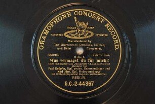 Was vermagst du für mich? : Duett und Recitativ aus "Margarethe"; I. Akt / von Gounod