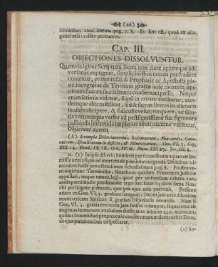 Cap. III. Objectiones Dissolvuntur.