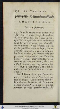 Chap. XVI. De la Résurrection.