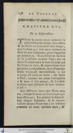 Chap. XVI. De la Résurrection.