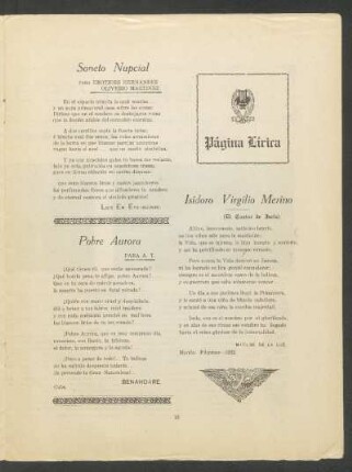 Página lírica