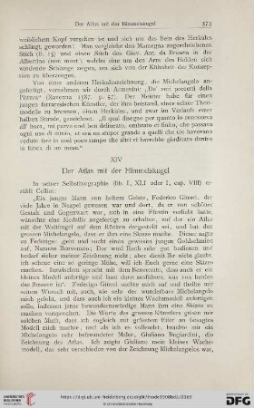 XIV Der Atlas mit der Himmelskugel