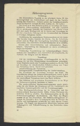 Aktionsprogramm