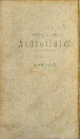 Medicinische Bibliothek. 1, 1. 1783/84