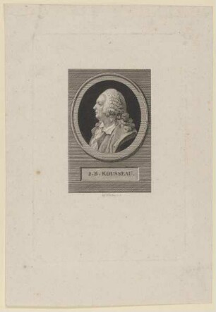 Bildnis des J. B. Rousseau