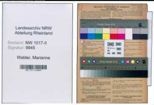 Entnazifizierung Marianne Walder , geb. 24.04.1919 (Kontoristin)