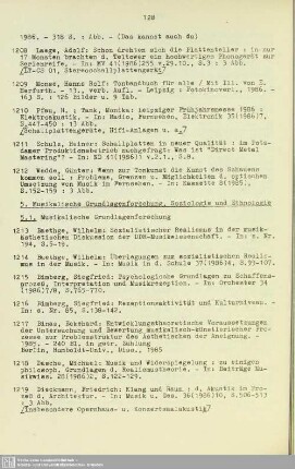 5. Musikalische Grundlagenforschung, Soziologie und Ethnologie