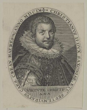 Bildnis des Kurfürsten Christian II. von Sachsen