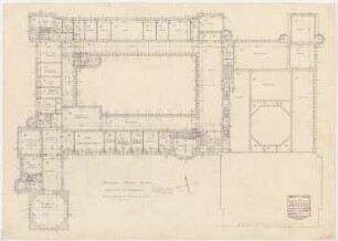 Schloss Posen, Posen Umbau: Grundriss 2. OG 1:100