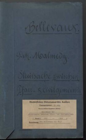 Streitsache zwischen Pfarr- und Zivilgemeinde