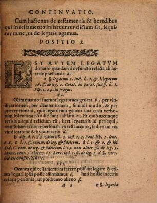 Themata disp. X. de legatis