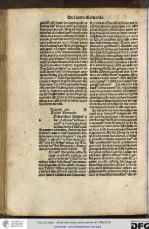 Legenda cxv: De sancto Bernardo.