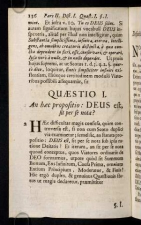 136-167, Quaestio I