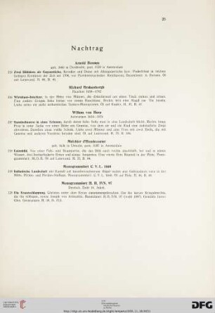 Nachtrag (Nr. 215-220)
