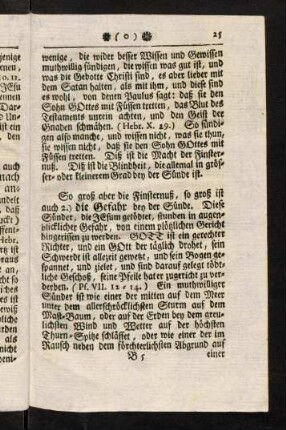 25-33, So groß aber die Finsternuß, so groß ...