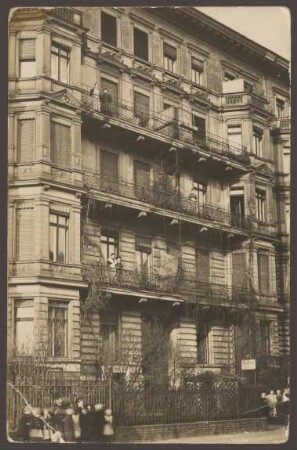 Ansichtskarte Wohngebäude in der Hornstraße 8