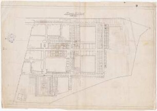 Neuer Friedhof: Lageplan östlicher Teil