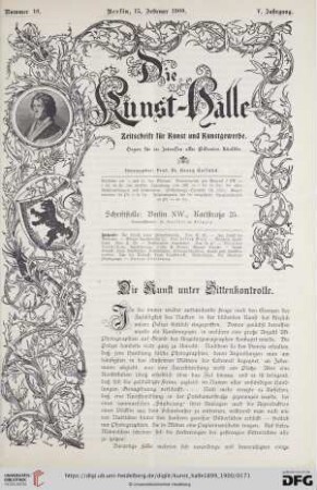 5: Die Kunst unter Sittenkontrolle