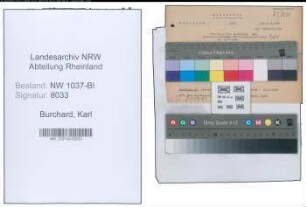 Entnazifizierung Karl Burchard , geb. 08.09.1887 ()