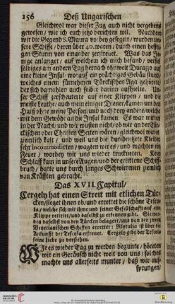 Das XVII. Capitul