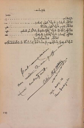 Oeuvres grammaticales d'Abouʾ Lfaradj dit Bar Hebreus, 2. Contenant la petite grammaire en vers de sept syllabes et le traité "de vocibus aequivocis"