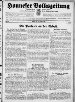 Honnefer Volkszeitung. 1889-1978