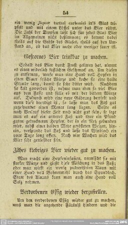 Verdorbenen Essig wieder herzustellen